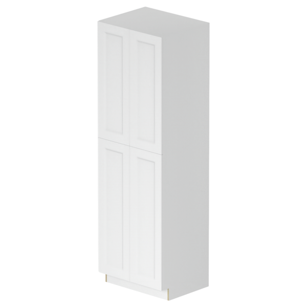 Vail Pure White Box  Utility Cabinet Kit - 24” X 84”H X 24”D