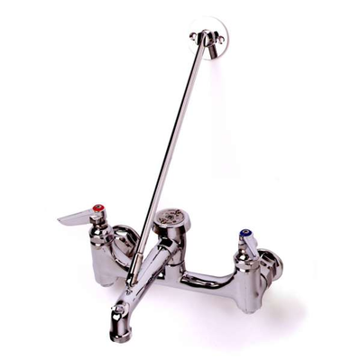 T&S Brass B-0665-CRBSTPVR Service Sink Faucet Wall Mount