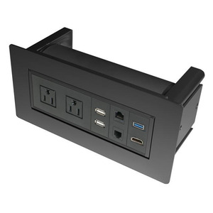 CONFERENCE TABLE POWER BOX- BLACK