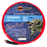 3/8" x 100' Poly Hose w/o Fittings (Red), 3/8" NPT
