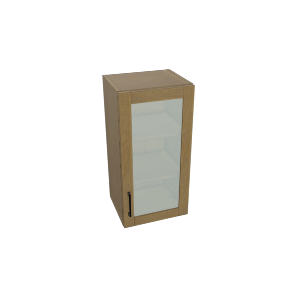 Artesia Glass Door Wall Cabinet Kit - 15”x 30” X 13”