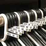 Hanger ID Adhesive Sticker Sheets