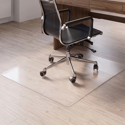 Rectangular Clear Chair Mat for Hardwood Floor 45" x 53"