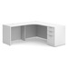 CLALD1003 Left 71"x71" Classic L-Shape Desk- White