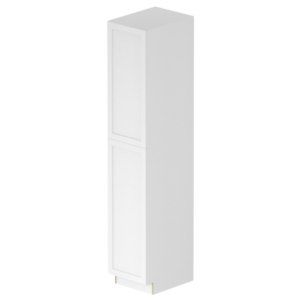 Providence Pure White Box Utility Cabinet Kit - 18” X 84”H X 24”D