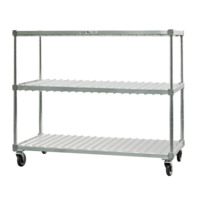 New Age 95333 Tray Rack, 3 Levels, 40 Trays, 5" Casters, NSF