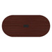 PL136T RACE TRACK SHAPE 95x44 TOP- MAHOGANY