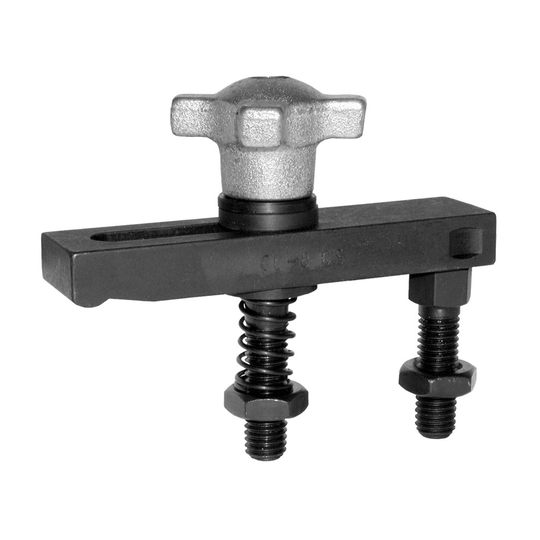 Carr Lane CL-10-SHA-4 Slotted-Heel Clamp Strap Assembly with Hand Knob and Spherical Washer