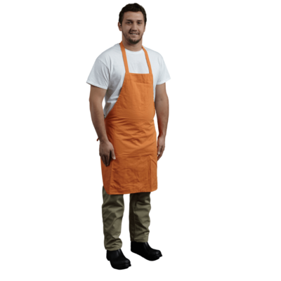 Foodservice Essentials 10" X 34" Orange Aprons