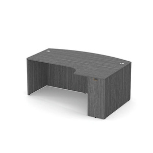 PL177R 71" RIGHT PORKCHOP-BOWFRONT- NEWPORT GRAY 
