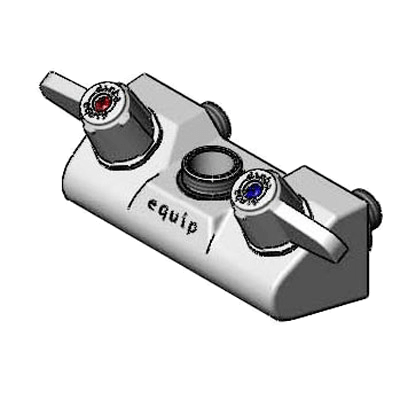 T&S Brass 5F-4WLX00 Equip Faucet 4" Wall Mount