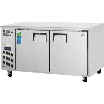 Everest ETWF2 Undercounter Worktop Freezer 2 Doors, 115v, NSF - 18.0 cu. ft.
