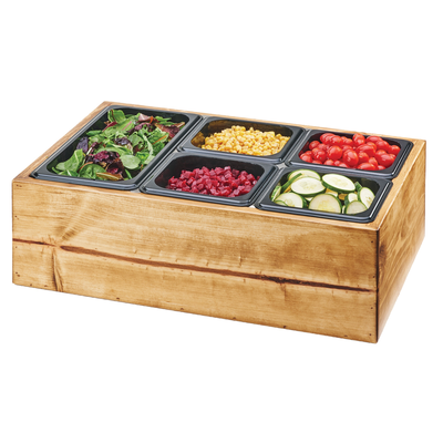 Cal-Mil 3585-99 21-1/2"W x 12-1/2"D x 6"H Madera Salad Station
