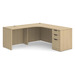 CLALD1003 Left 71"x71" Classic L-Shape Desk- Maple