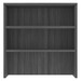 PL153 36" OPEN HUTCH- Coastal Gray