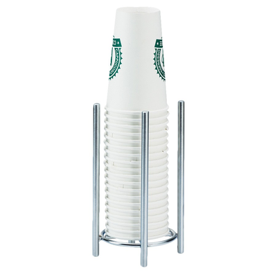 Cal-Mil 3716-49 5" dia. x 8-1/2"H Mid-Century Cup/Lid Organizer