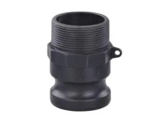 Cam and Groove Adapter, 1 in Type F x 1 in MNPT, Polypropylene