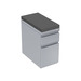 CMPBFSILVER COMPACT METAL PEDESTAL- SILVER