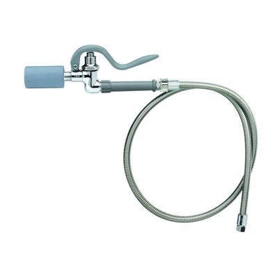 T&S Brass B-0100-J-SWV Spray Valve w/ Low-Flow Tip 44" Flexible Stainless Steel Hose