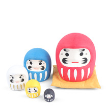 Figurine Nesting Doll Set Daruma Set/5