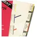 2" Erasable Write-On Index Tabs