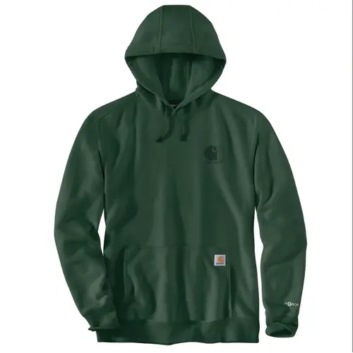 CARHARTT 107064 - Men's Carhartt Force Relaxed Fit Lightweight Logo Graphic Hoodie - Douglas Fir