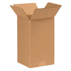 7 X 7 X 12" ECT32 TALL CORRUGATED CARTON 25/BD