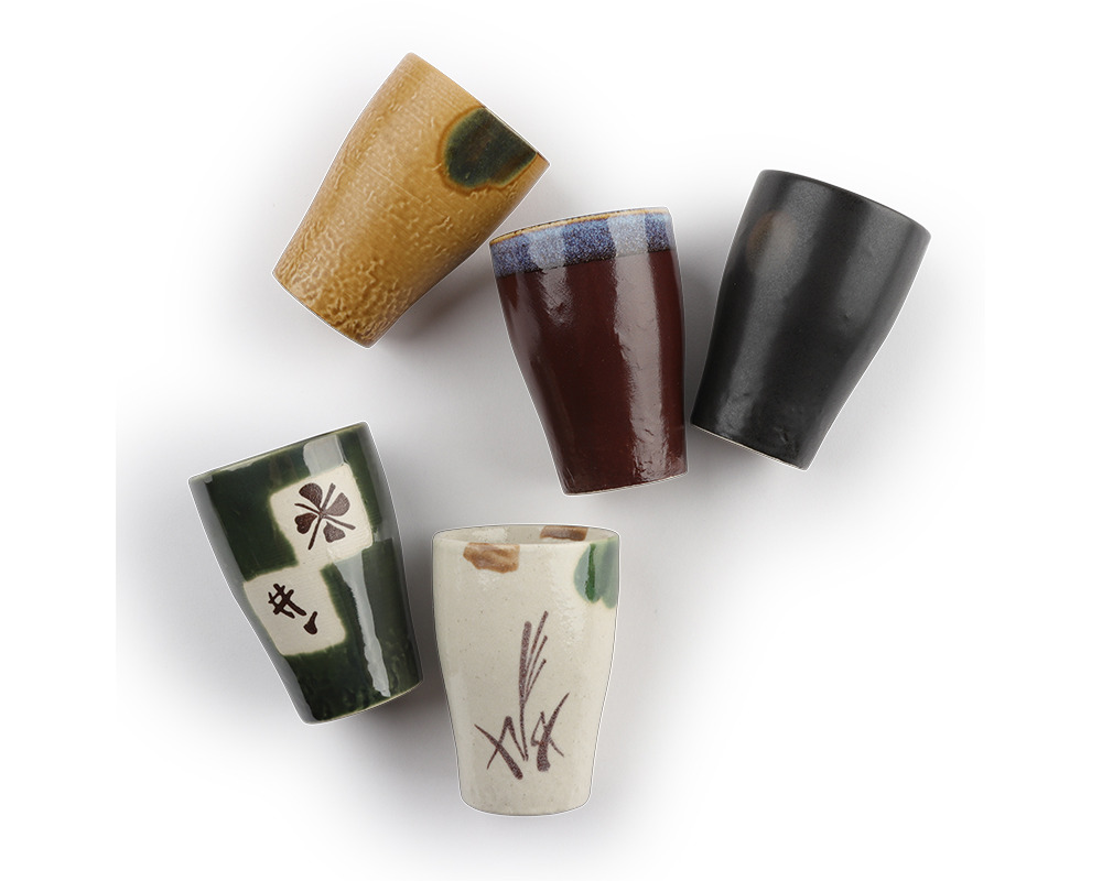 Teacup Set Zen Autumn Wheatfield