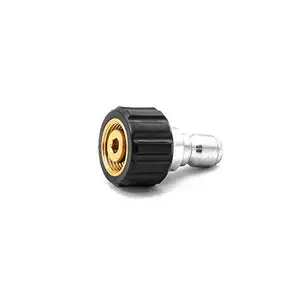 14mm Twist Seal Coupler X 3/8" Plated Steel QC Plug