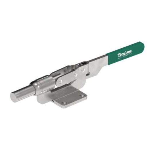 Carr Lane CL-285-SPC Horizontal Handle Push/Pull Toggle Clamp with Self-Adjusting Plunger (200lbs)