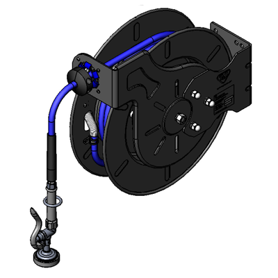 T&S Brass B-7242-01M Hose Reel System Open