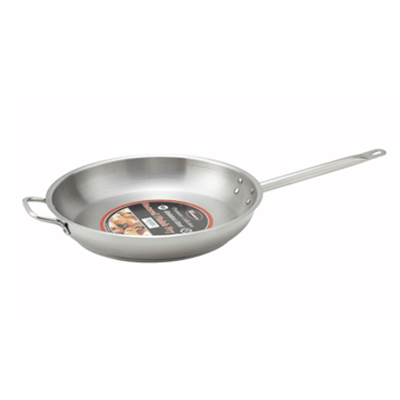 Winco 14" Stainless Steel Fry Pan