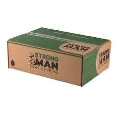 43 X 47" 2.3EQ MIL 56 GALLON BLACK CAN LINER, LOW DENSITY, 100/CS  SM434723