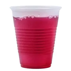 10 OZ TRANSLUCENT PLASTIC RIBBED COLD CUP, 2500/CS   RK10