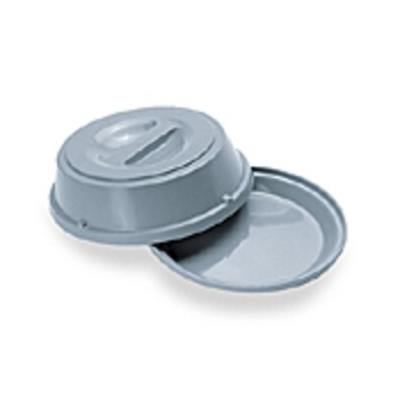 Cambro 9" Plate Base and Cover Antique White Camwear Heat Keepers