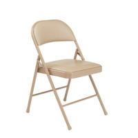 NPS 951 Basics by NPS® 900 Series Vinyl Padded Steel Folding Chair, Pack of 4