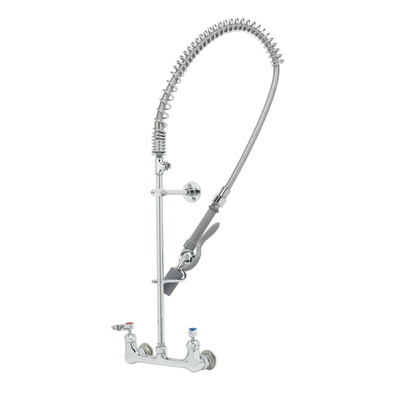 T&S Brass B-0133-CR-BJSTK EasyInstall Pre-Rinse Unit 8" Wall Mount