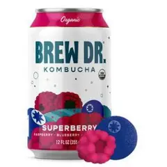 TEA KOMBUCHA CAN 4 PK SUPERBERRY OG | 24/12 FZ