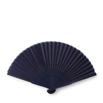Folding Fan Navy & Blue