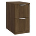 PL249 MOBILE PEDESTAL FILE/FILE - Modern Walnut