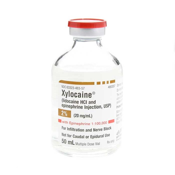 Xylocaine With Epinephrine Injectable 2, 50mL