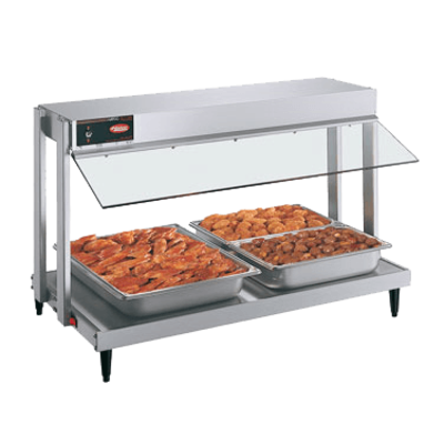 Hatco GRHW-2P Countertop Unit With Heated Base Buffet Warmer