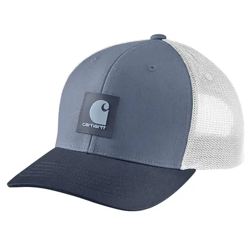 CARHARTT 105216 - Rugged Flex Twill Mesh-Back Logo Patch Cap - Approaching Storm/Superstorm