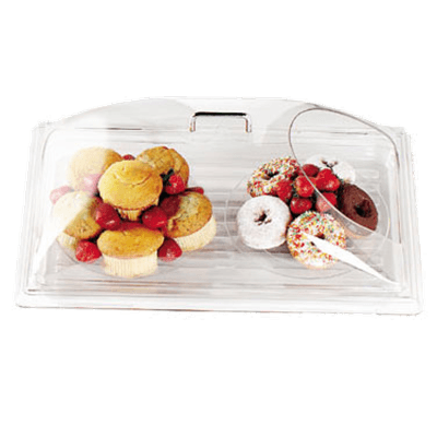 Cambro DD1220ECW135 Camwear Display Dome Cover with End Cut