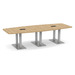 PALBS4237N - 10 ft. Classic Boat Shape Conference Table with Palmer Base