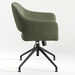CHK68091GRN0707 - SARON GUEST CHAIR - Green with 4 Prong base