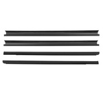 Window Felt Beltline Weatherstrips Set - Crew Cab Rear