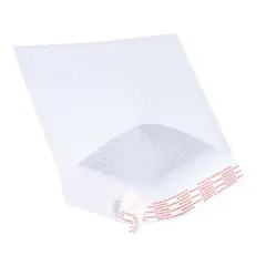 6 X 10" #0 WHITE SELF SEAL BUBBLE MAILER, 250/CS   B853WSS