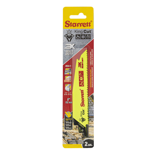 STARRETT BTR6610-2 King Cut 6'' x 1 x .063 x 6-10, Bi-Metal, 2 Pack