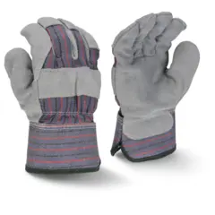 Bellingham Thinsulate-Lined Regular Shoulder Gray Split Cowhide Leather Glove